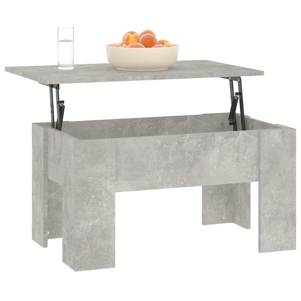 Coffee Table Concrete Gray 31.1