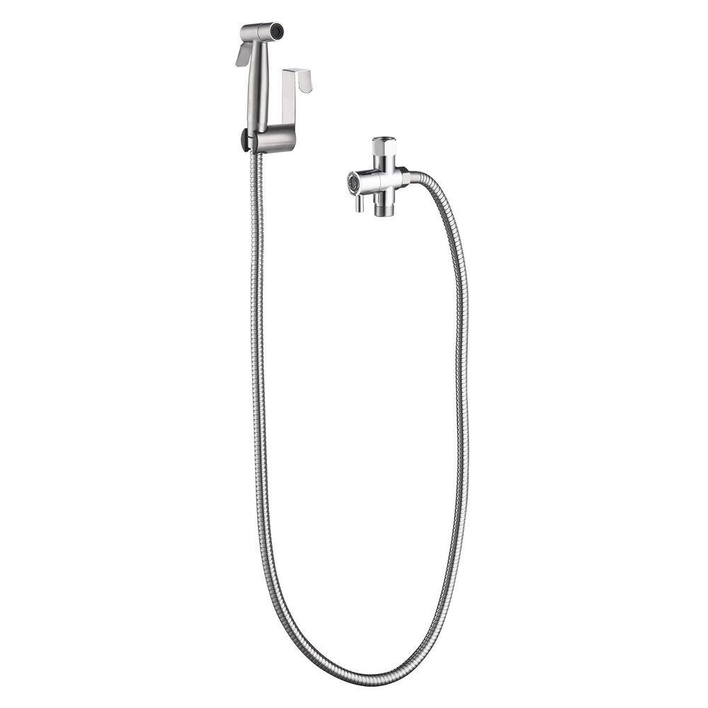 matrix decor Modern Single-Function Dual-Mount Handheld Bidet Sprayer in Stainless Steel MD-AL33401NC