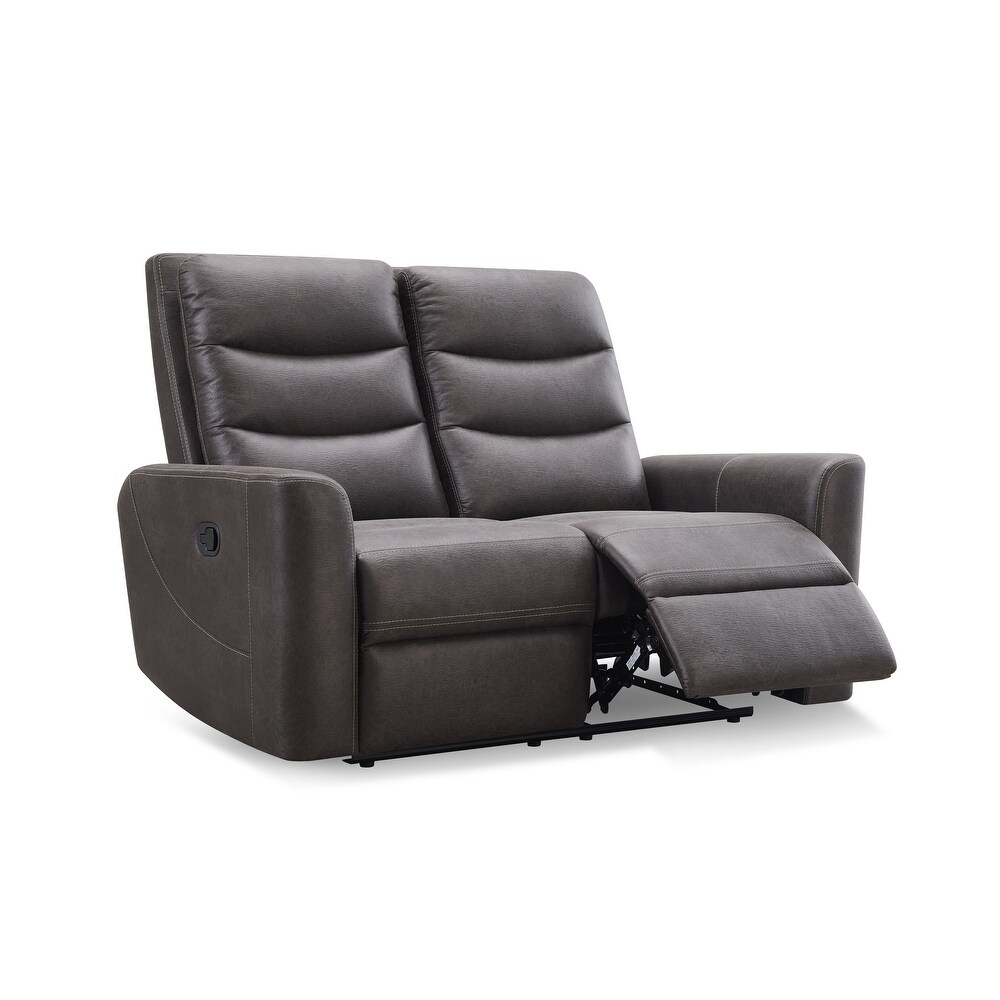 Abbyson Ford 3 Piece Fabric Manual Reclining Set