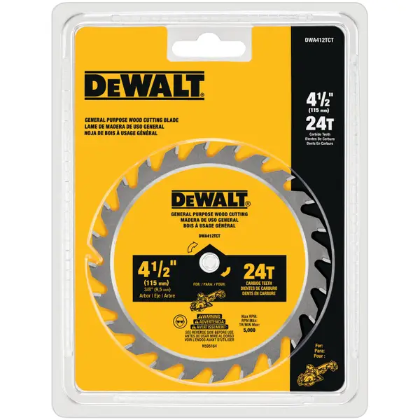 DEWALT 4 1/2 Circular Saw Blade