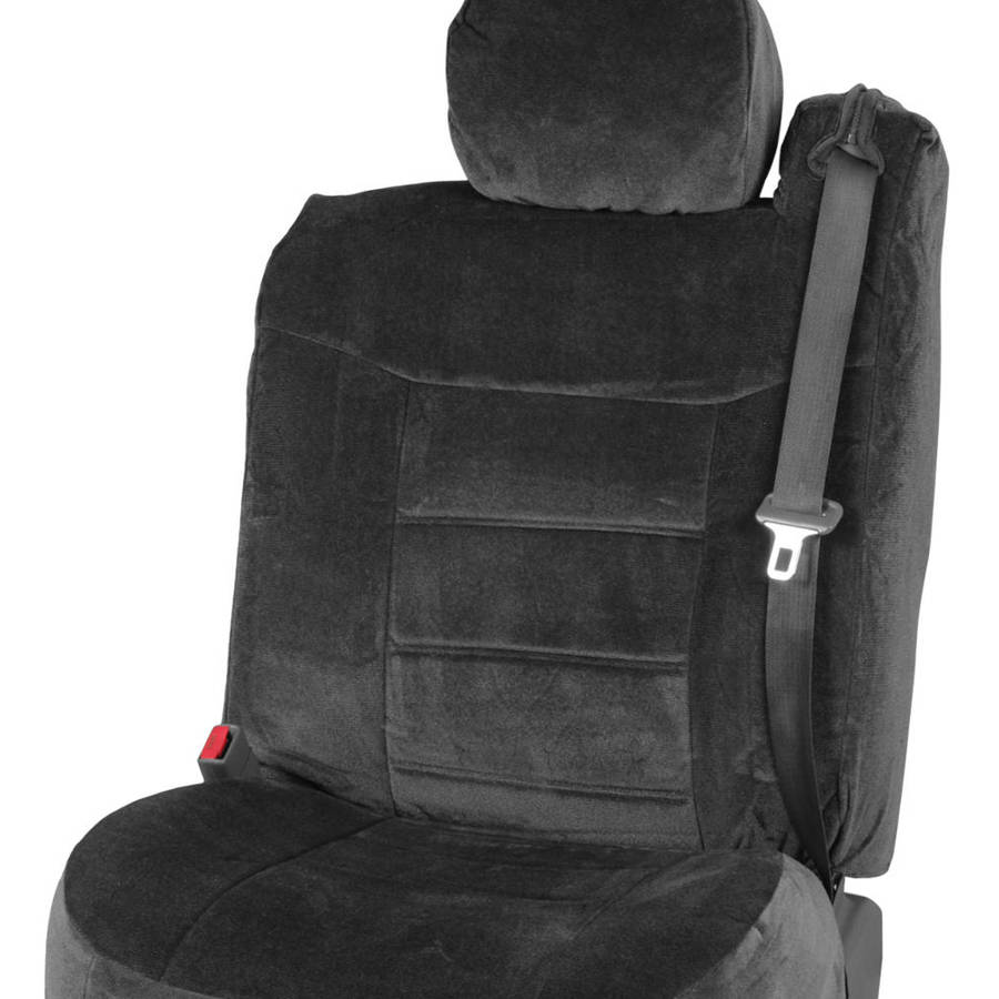 BDK Pickup Truck Seat Covers with Built In Seat Belt， Encore