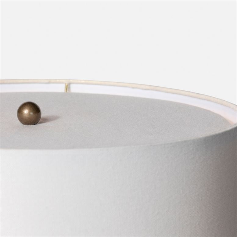 Charlie Full-Grain Leather Table Lamp