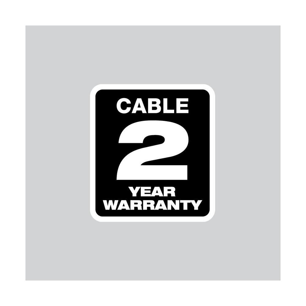 MW 38 in. x 75 ft. Inner Core Drain Cable 48-53-2776