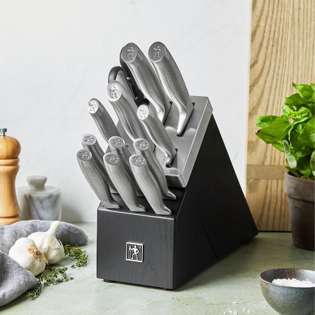 Henckels Diamond 13 pc Self sharpening Knife Block Set