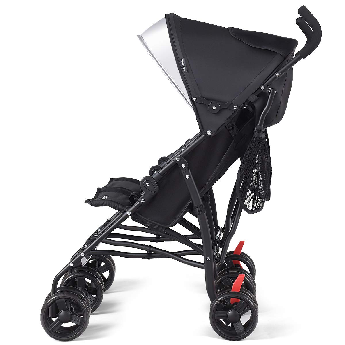 BABY JOY Double Light-Weight Stroller, Travel Foldable Design, Twin Umbrella Stroller with 5-Point Harness