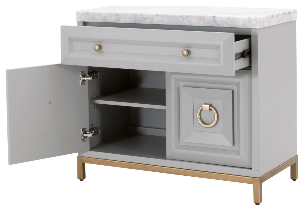 Azure Carrera Media Chest   Contemporary   Media Cabinets   by Essentials for Living  Houzz