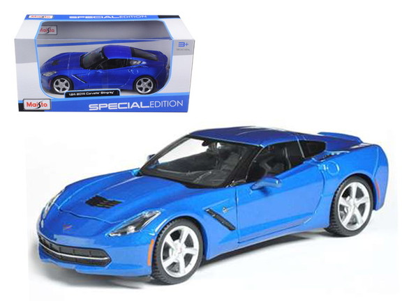 Maisto 2014 Chevrolet Corvette C7 Coupe Blue 1/24 ...