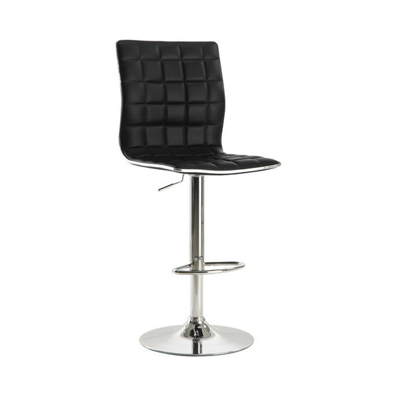 Benzara BM69403 Waffle Adjustable Swivel Bar Stool...