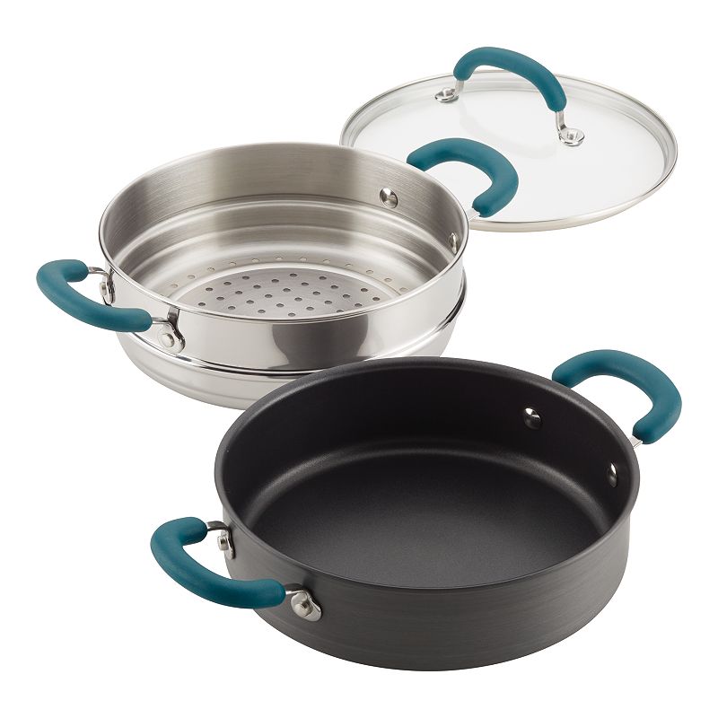 Rachael Ray? Create Delicious Hard-Anodized 3-pc. Steamer Set