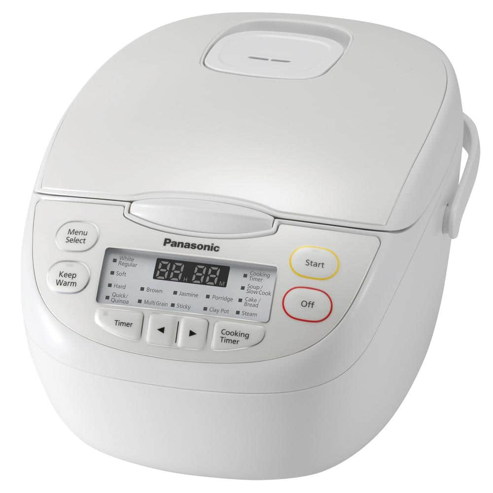 Panasonic White Electric Multi-Cooker Rice Cooker SR-CN108