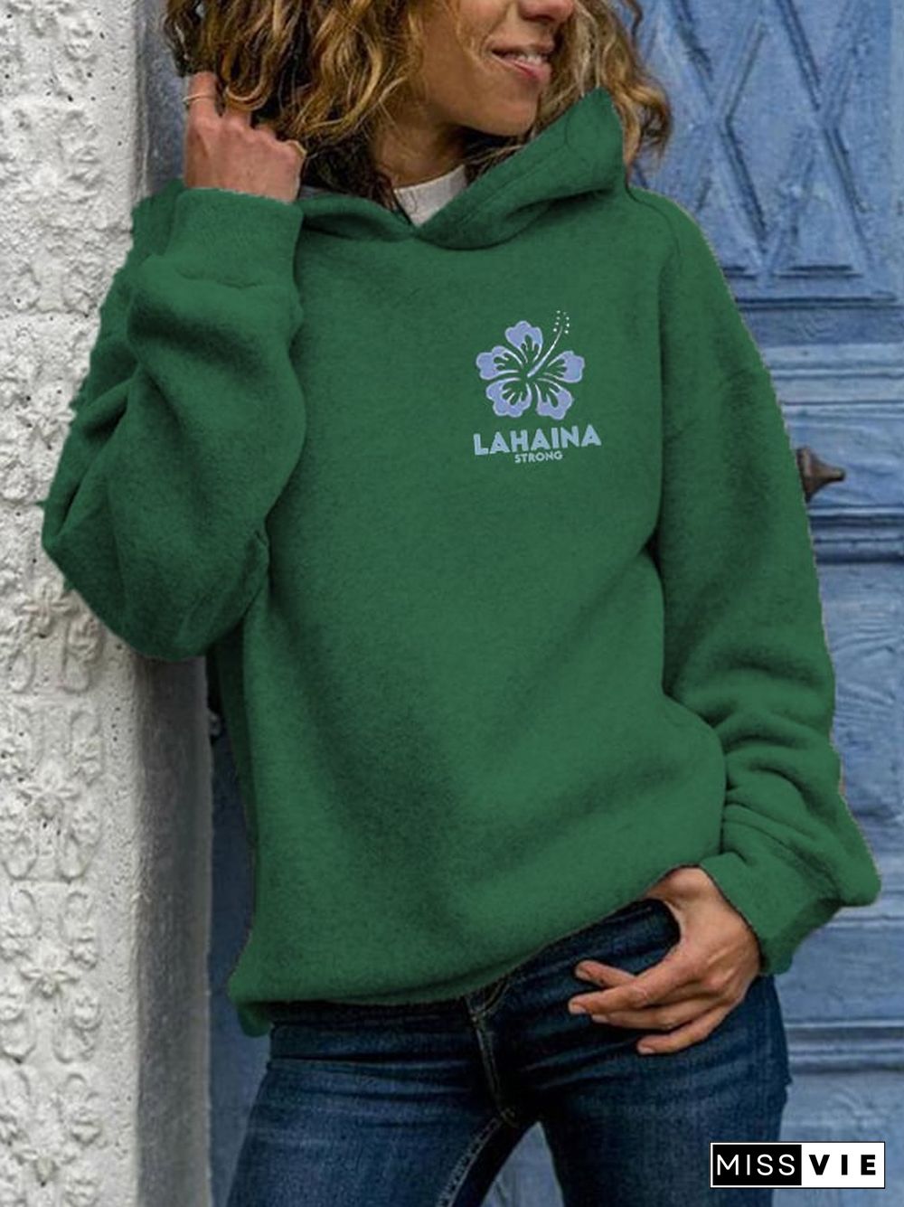 Women's Lahaina Strong Print Hoodie