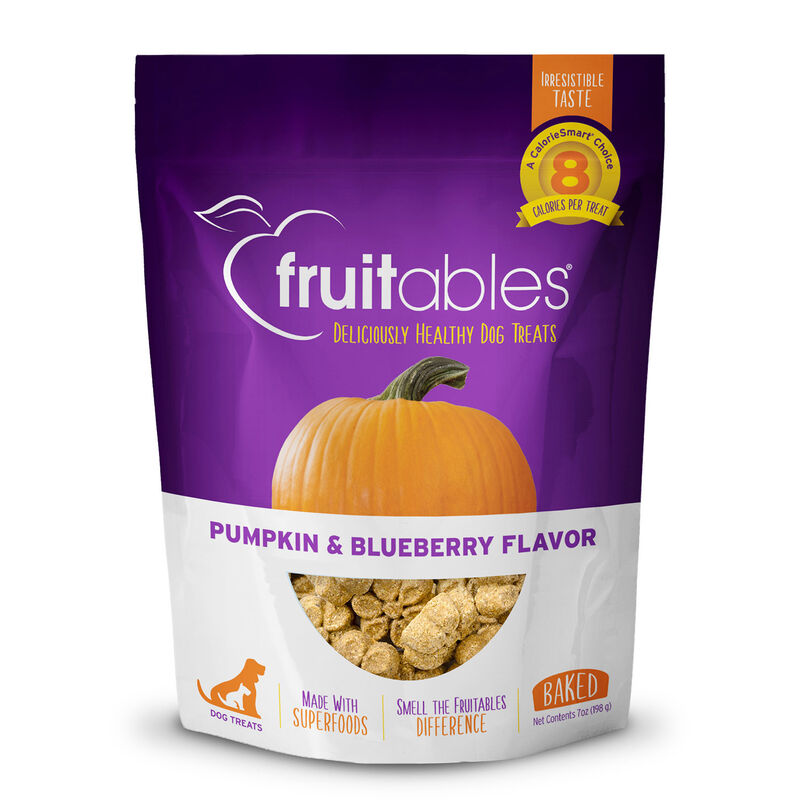 Baked Pumpkin and Blueberry Flavour Dog Treats 7oz