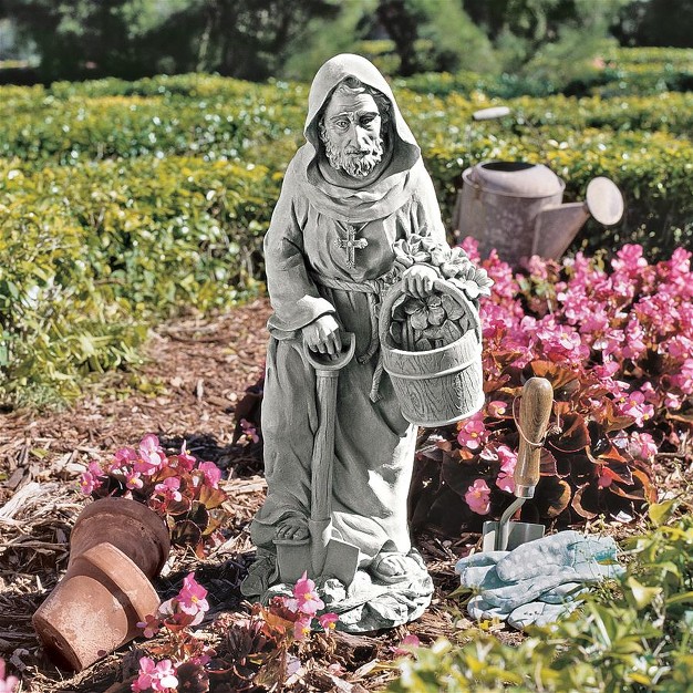 Design Toscano St Fiacre The Gardener x27 s Patron Saint Statue