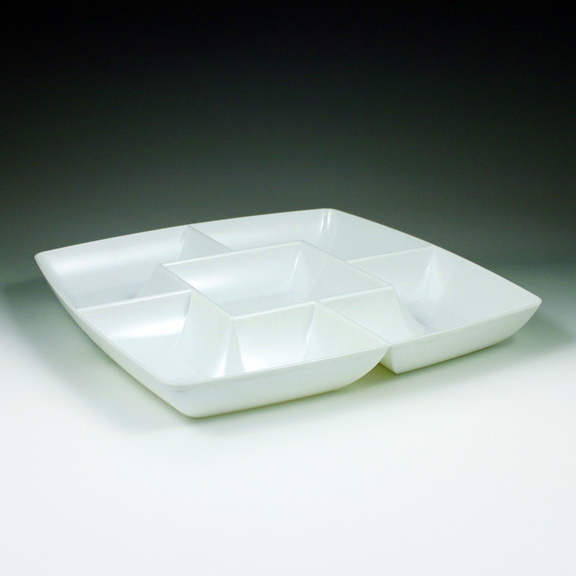 Maryland Plastics 12 Simply Squared Chip   Dip Tr...