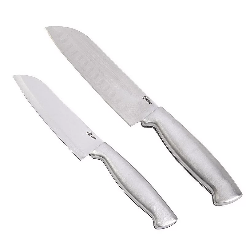 Baldwyn 2 Piece Stainles Steel Santoku Knife Set