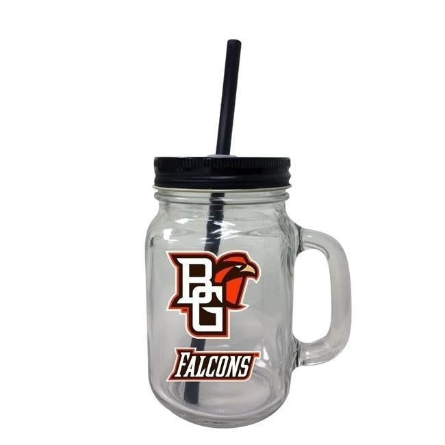 Bowling Green State University Mason Jar Glass