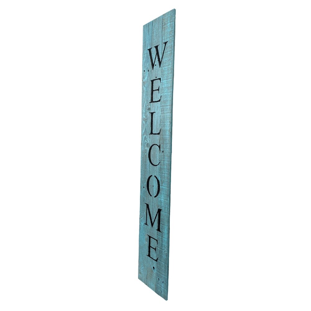 Rustic Farmhouse 5ft Vertical Front Porch Welcome Sign