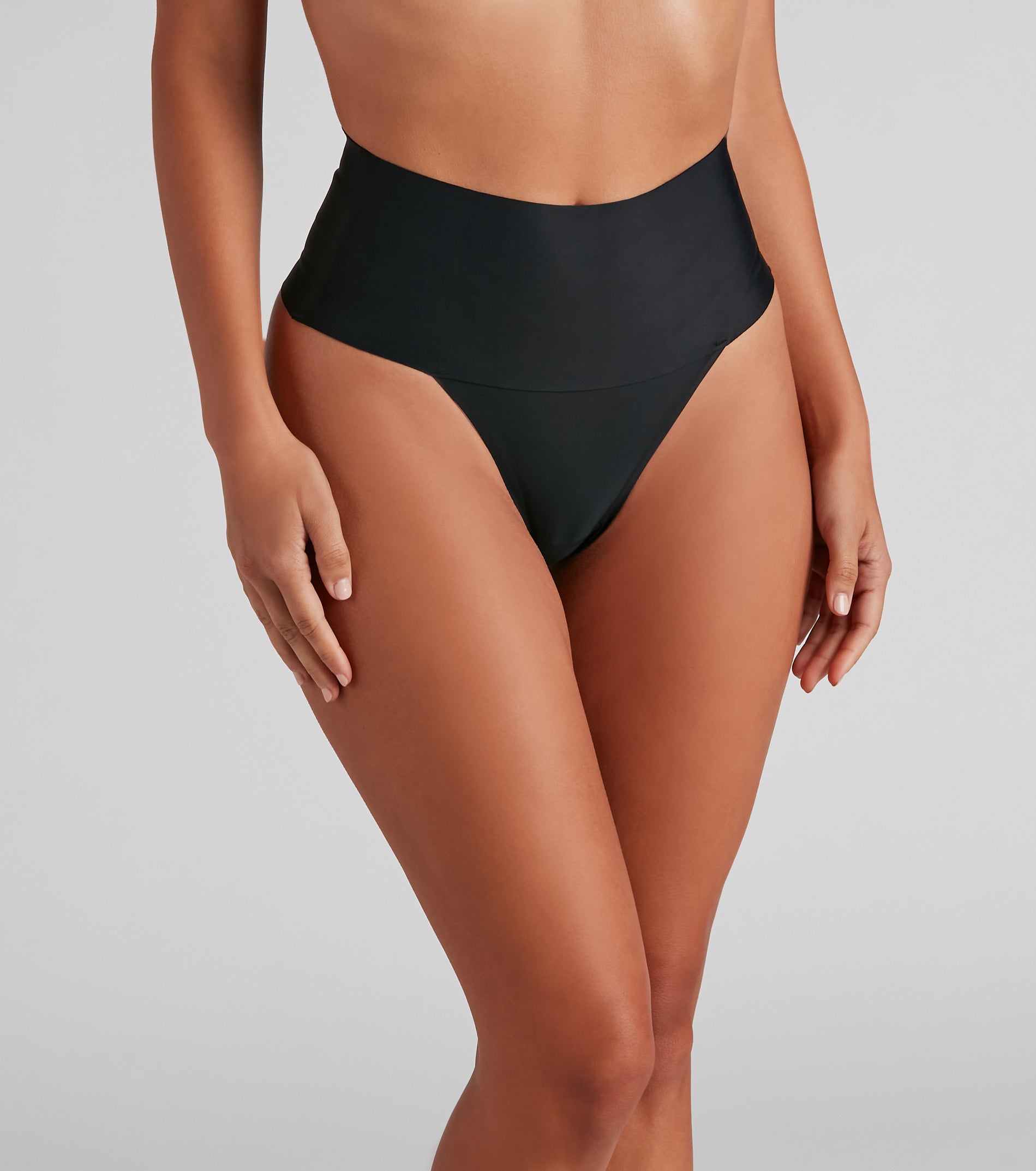 Sleek And Seamless Mid-Rise Shaper Thong