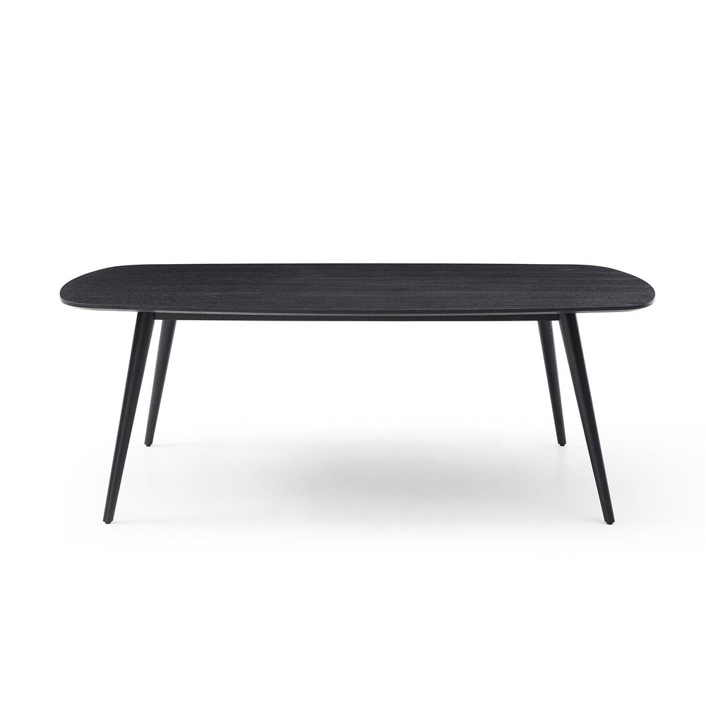 86.61 Inch Modern Mid Century Rectangular Dining Table