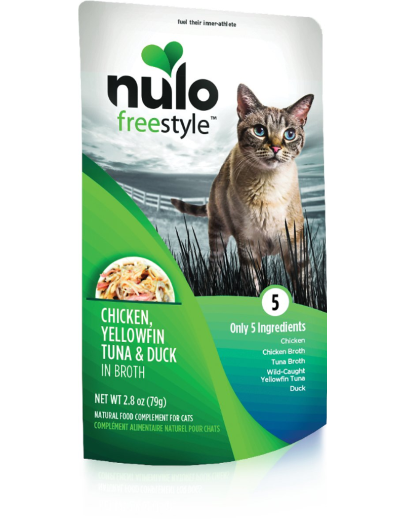 Nulo Freestyle Chicken， Yellowfin， Tuna and Duck in Broth Cat Food Top