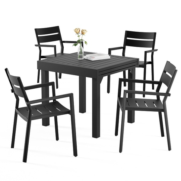 Outdoor 3/5/7piece Patio Aluminum Dining Set