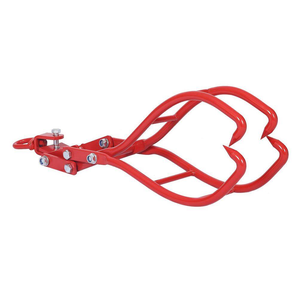 Amucolo 4 Claw Red Timber Log Lifting Logging Tongs Grabber Tong GH-CYW4-381