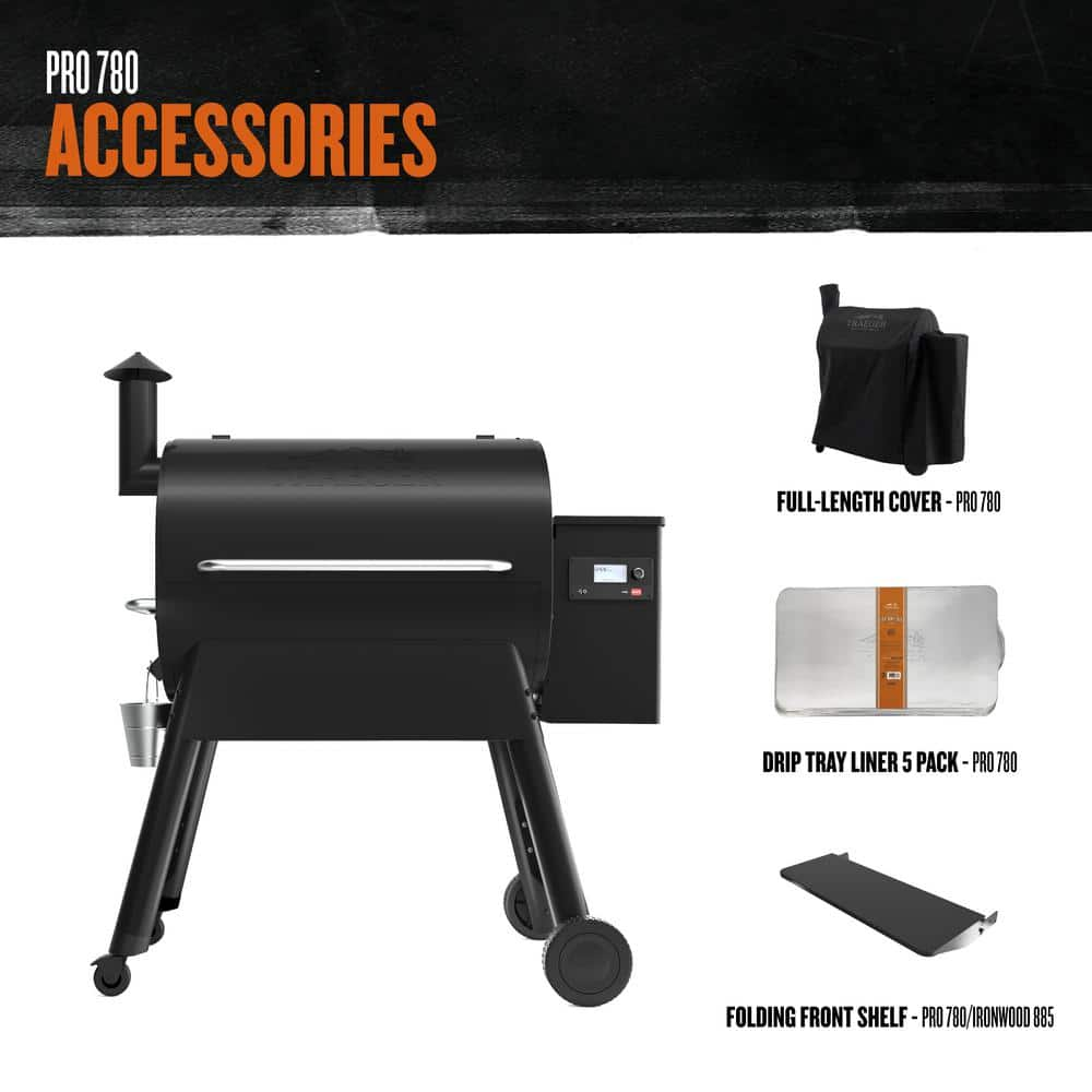 Traeger Pro 780 Wifi Pellet Grill and Smoker in Bronze TFB78GZE