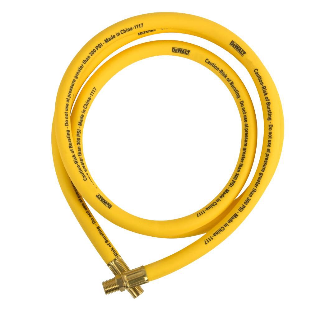 DW 1/2 in. x 6 ft. Premium Hybrid Lead-in Air Hose DXCM012-0226 from DW