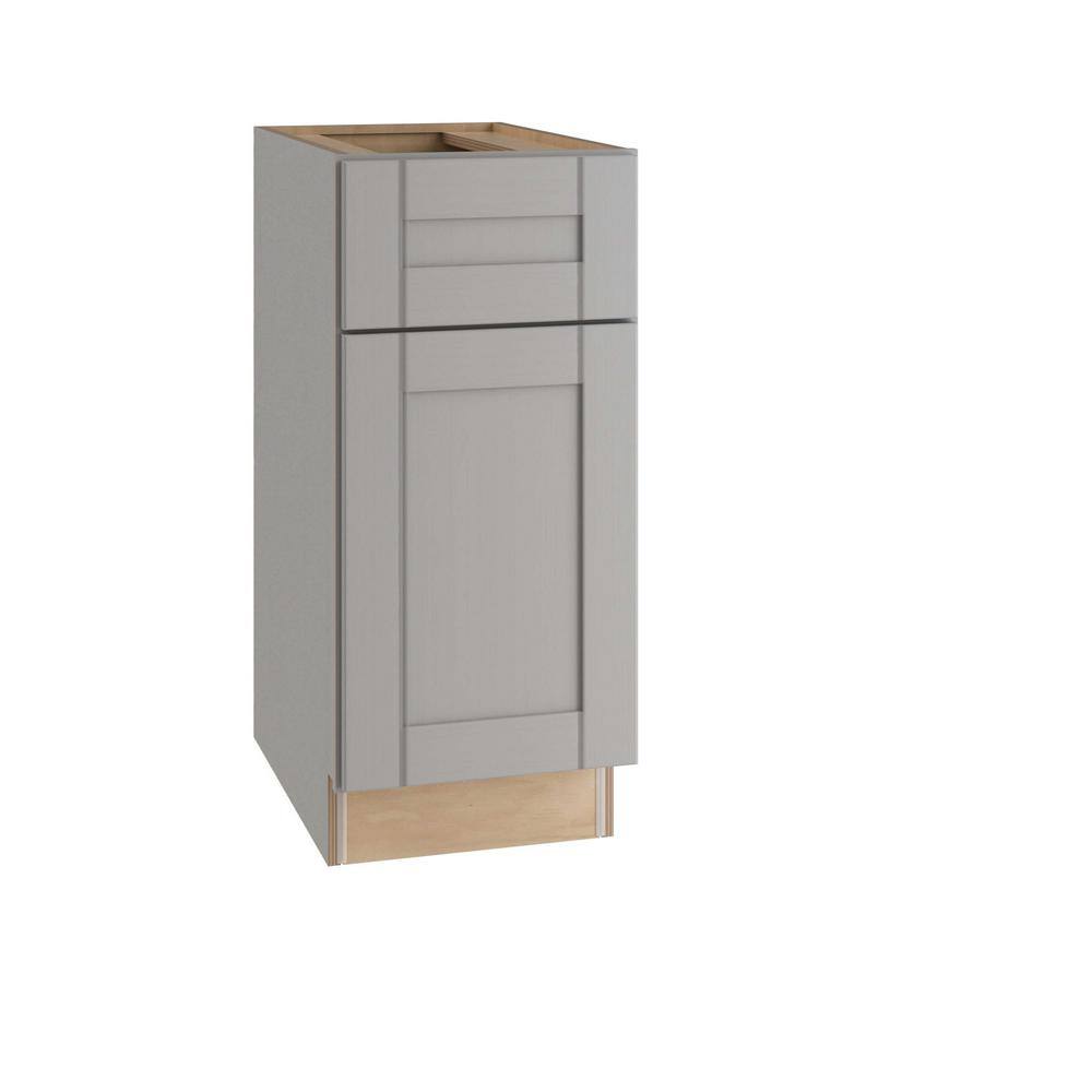 MILL'S PRIDE 110.5 in. W x 24 in. D x 90 in. Vesuvius Gray Shaker Stock Ready to Assemble Base Kitchen Cabinet Laundry Room LDRY-1T110-RVG