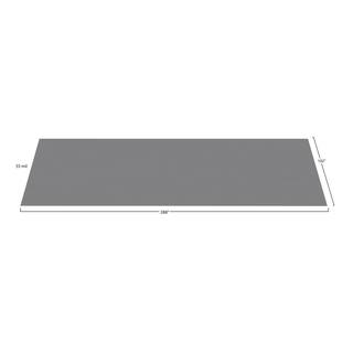 G-Floor Rib 8.5 ft. x 24 ft. Slate Grey Vinyl Garage Flooring Cover and Protector GF55RB8624SG