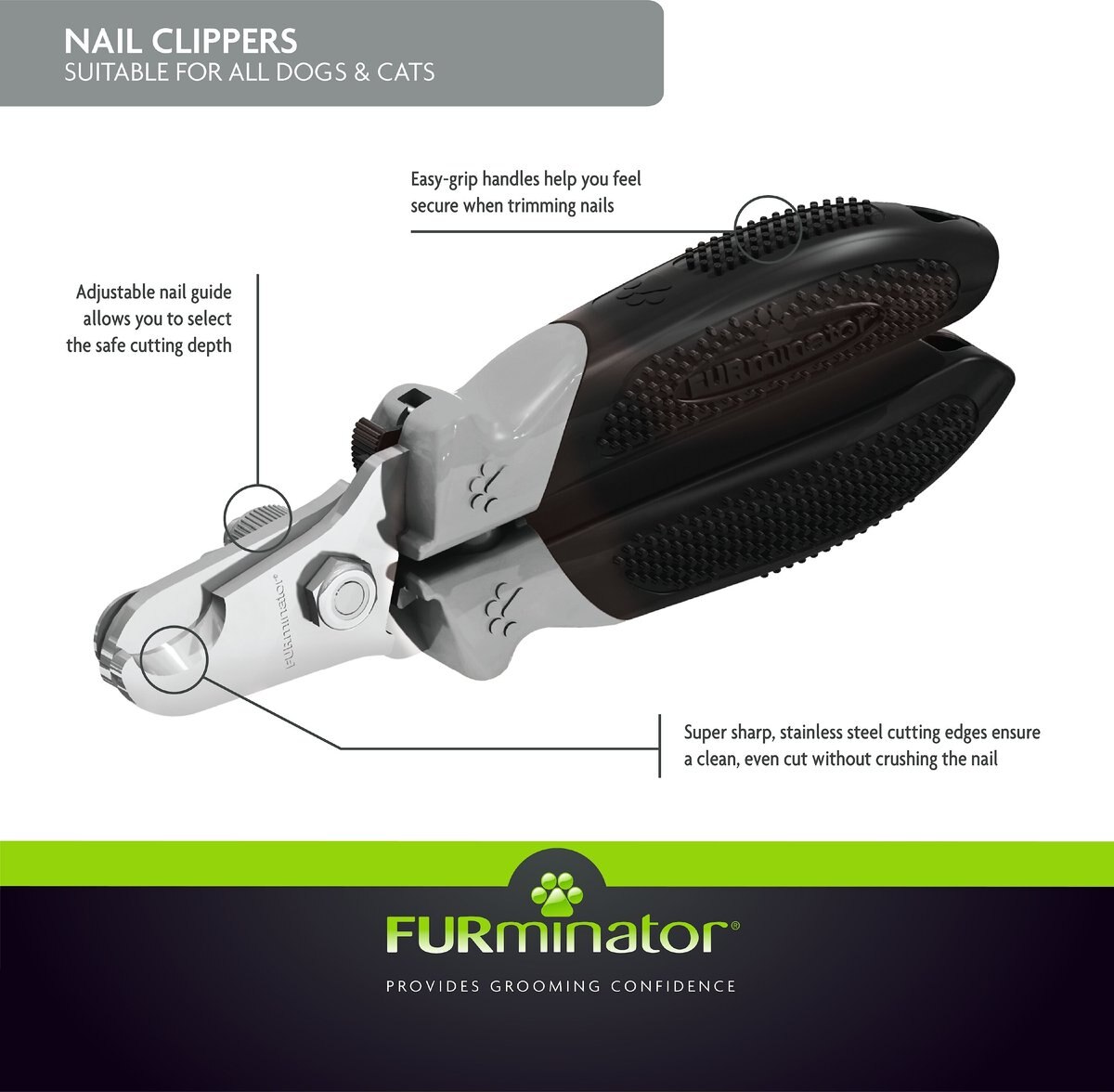 FURminator Nail Clippers For Dogs and Cats