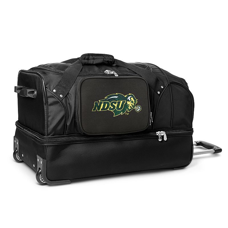 North Dakota State Bison 27-Inch Wheeled Drop-Bottom Duffle Bag