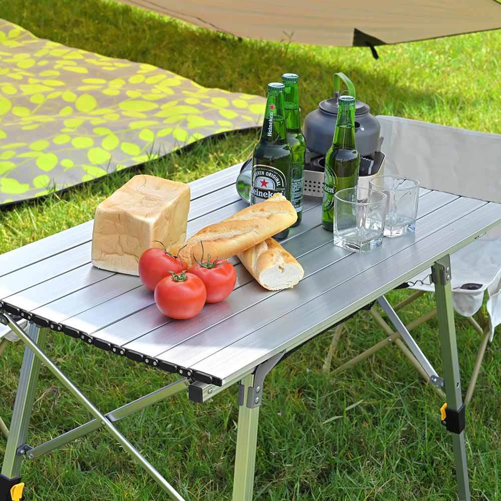 Yescom Picnic Folding Table Roll Up Camping Table 35