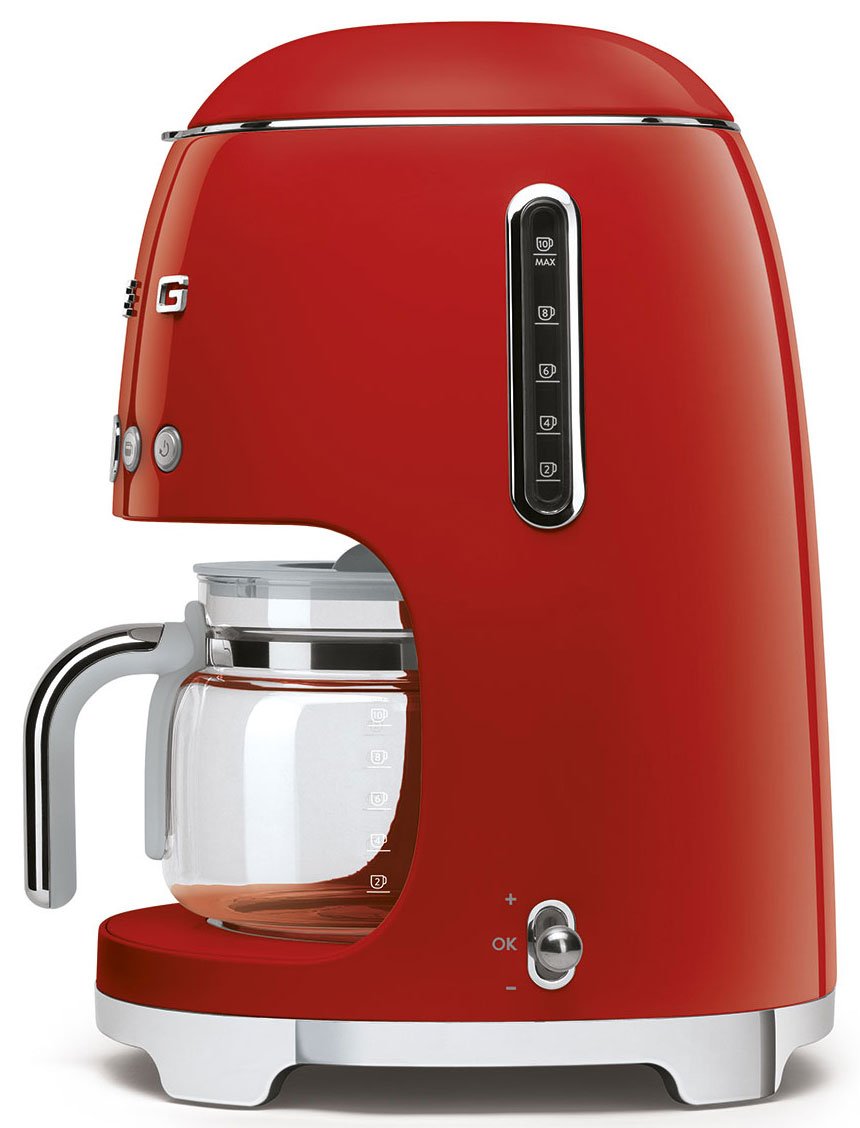 Smeg Retro Style Red Coffee Maker