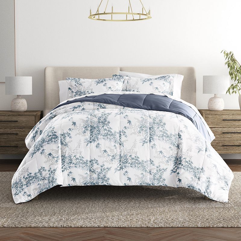 Urban Loft's Ultra Soft Floral Patterned Reversible Comforter Set Microfiber