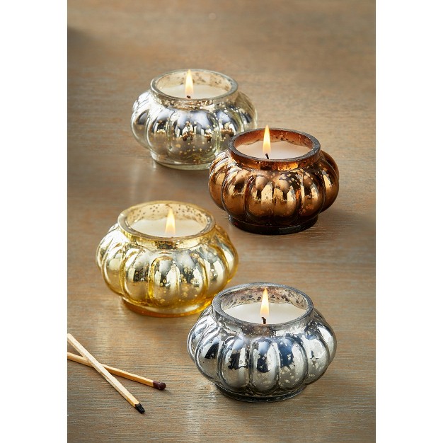 Tag Reflection Filled Candle Antique Gold