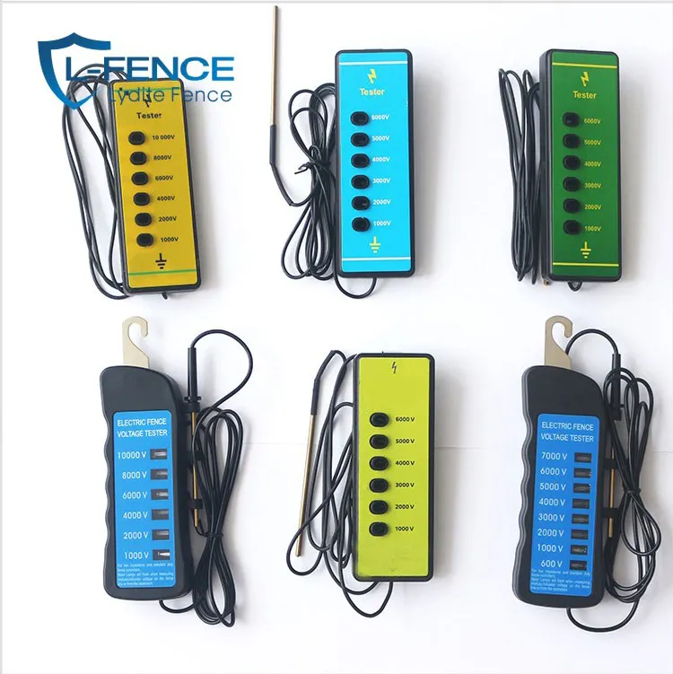 1KV 10KV 6 Lamp Plastic neon Electric Fence Tester For Farm supply Fencing test