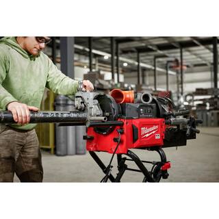 MW MX FUEL Lithium-Ion Cordless 12 in. to 2in. Pipe Threading Machine w(2) Batteries and Charger MXF512-2XC