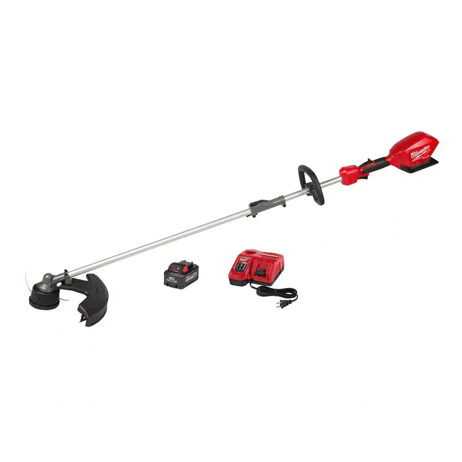 Milwaukee M18 Fuel 18V Lithium-Ion Brushless Cordless String Trimmer with Quik-Lok Attachment Capability and 8.0 Ah Battery (2825-21ST)