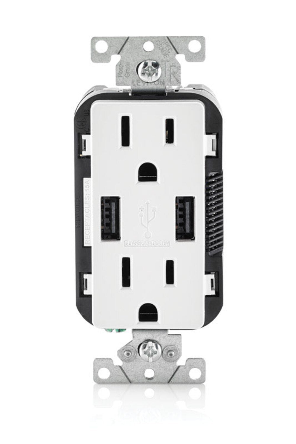 USB DUPLX RECEPTACLE WHT