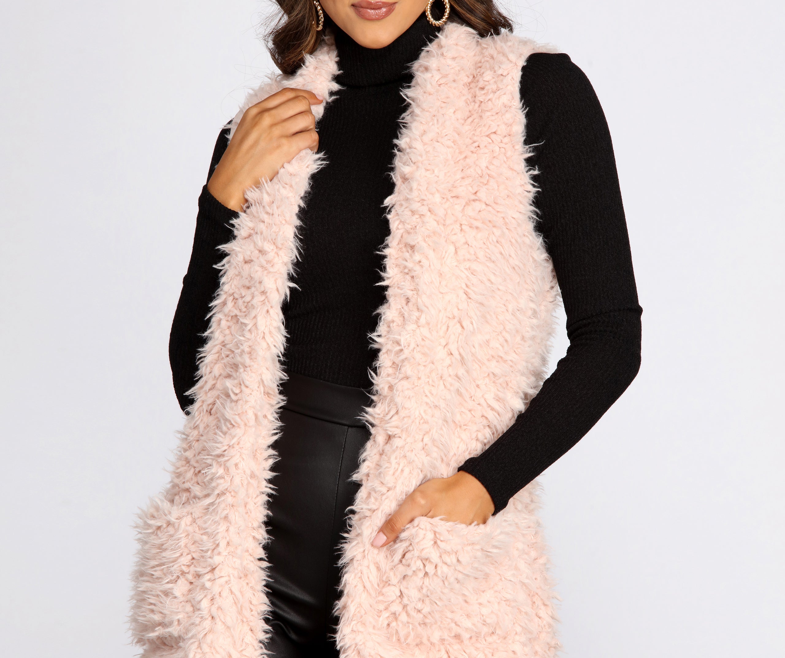 Love To Layer Long Faux Fur Vest