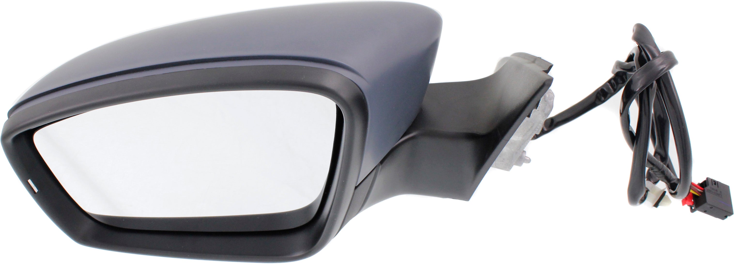 Mirror Compatible With 2012-2015 Volkswagen Passat Left Driver Side Heated In-housing Signal Light Paintable Kool-Vue