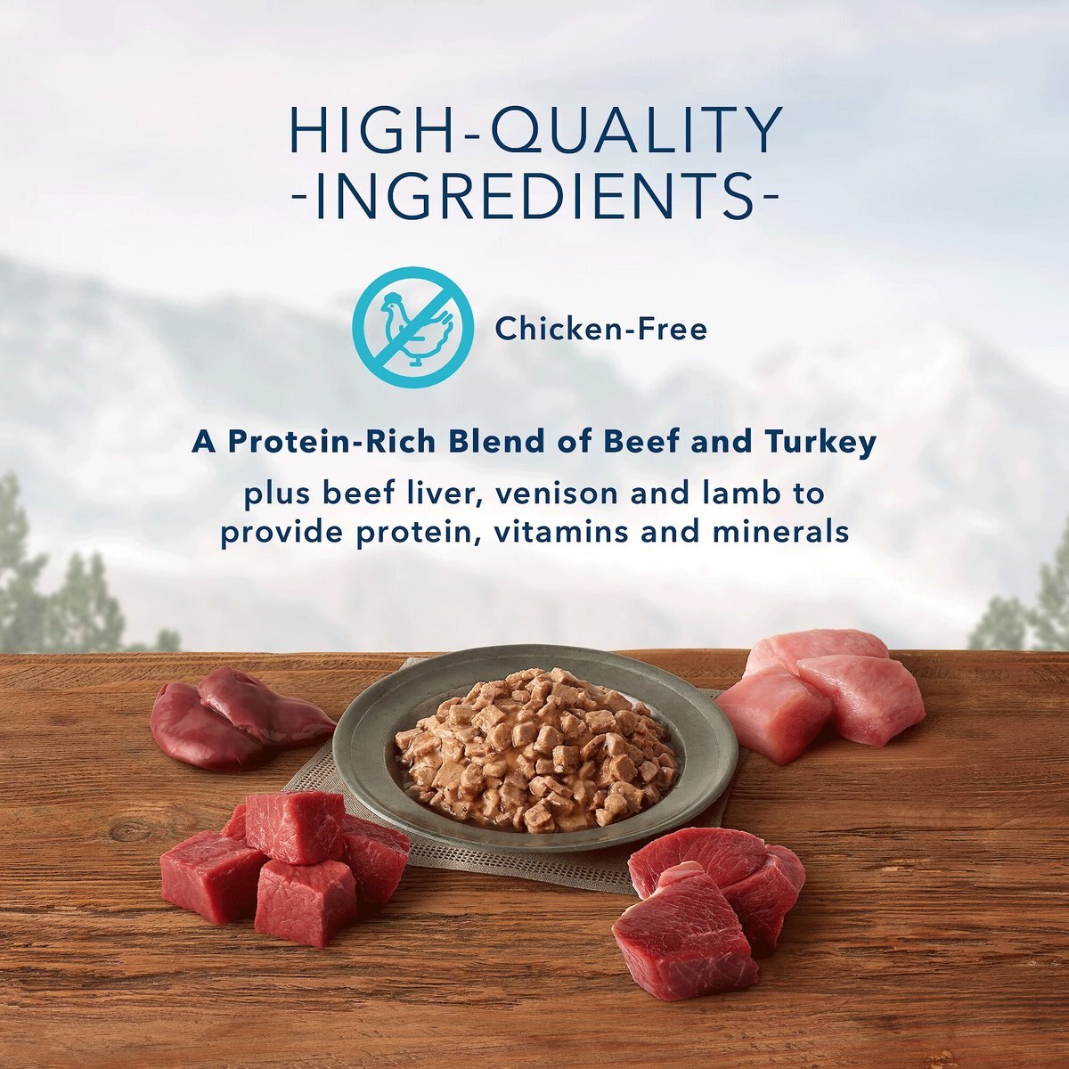 Blue Buffalo Wilderness Rocky Mountain Recipe Flaked Red Meat Feast Adult Grain-Free Canned Cat Food