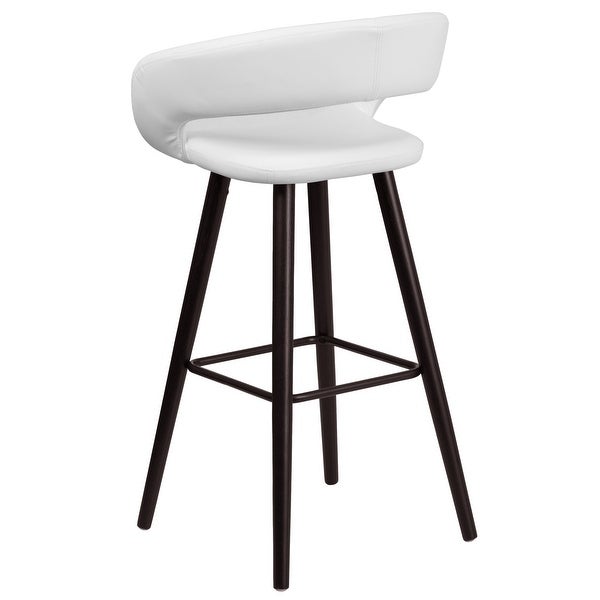 2 Pk. 29'' High Contemporary Barstool with Wood Frame - 22