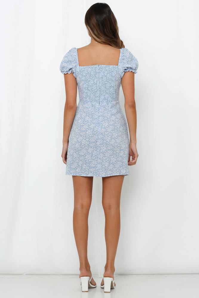 Lost Falls Dress Baby Blue