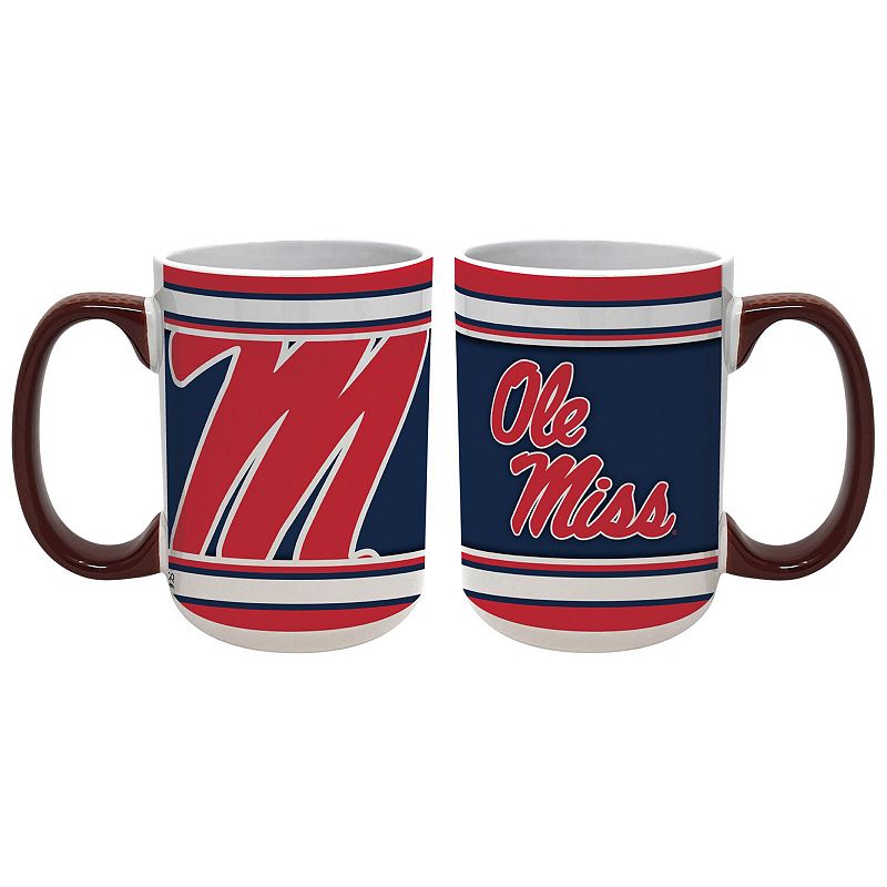 Ole Miss Rebels 15oz. Home and Away 2-Pack Mug Set