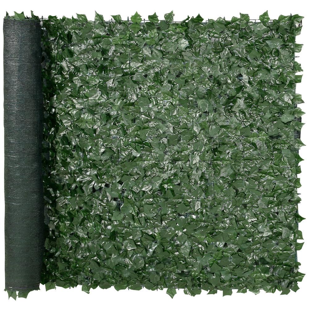 VEVOR Ivy Privacy Fence 59 x 98 in. Artificial Green Wall Screen Greenery Ivy Fence Faux Hedges Vine Leaf Decoration WLSRZ59X981PC9IJ9V0