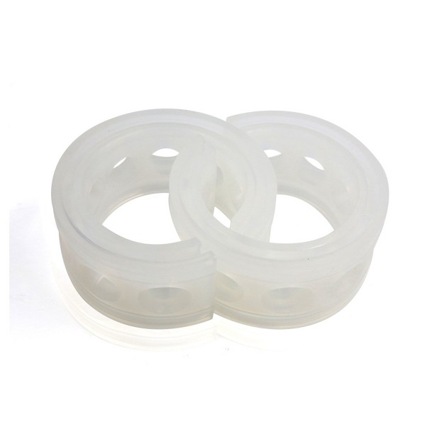 Unique Bargains Type a Car Auto Rubber Shock Absorber Spring Bumper Buffer Power Cushion White 2 Pcs