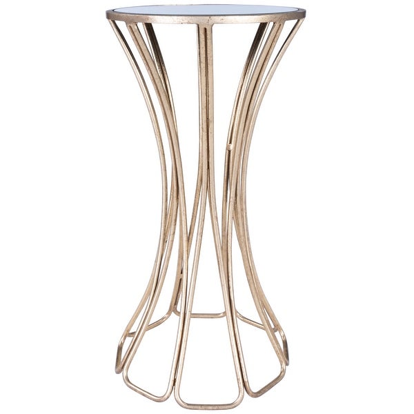 Butler Faruh Metal and Mirror End Table