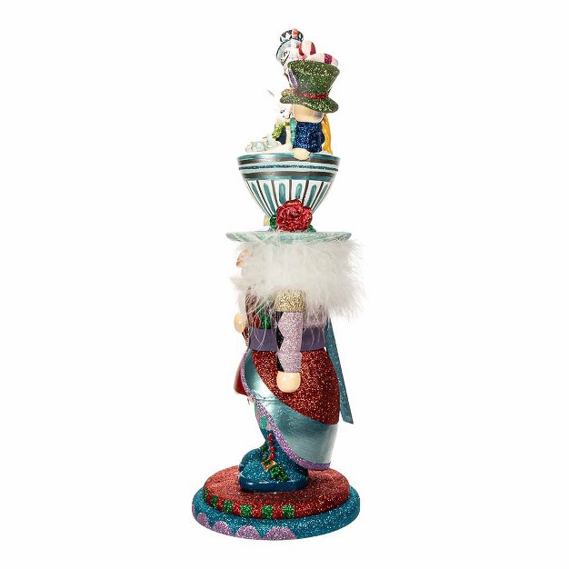 Kurt Adler 18 inch Hollywood Alice Teacup Hat Nutcracker